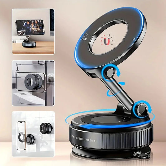 FlexMount — Vacuum Suction Cup Phone Holder | 360° Rotation | Car, Mirror, Desk
